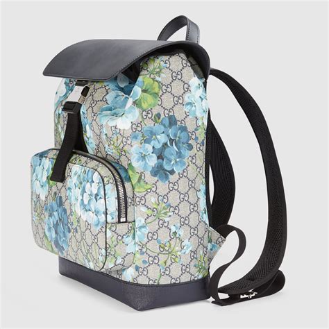 gucci blooms backpack blue